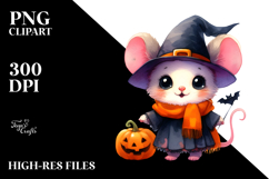 Cute Baby Mouse Halloween Clipart Product Image 2