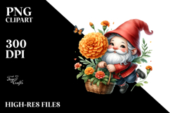 Charming Gnome Illustration, High-Res PNG Product Image 2