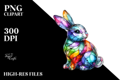 Colorful Bunny Made of PNG Product Image 2