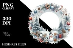 Pastel Christmas Image with Large Text Product Image 2