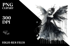 Whimsical Gothic Fairy, Transparent PNG Product Image 2