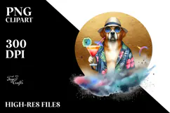 Watercolor Dog PNG Product Image 2