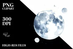 Very Simple Moon Tshirt|Tumbler|Mug|Clipart Product Image 3