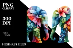 Abstract Vibrant Watercolor Elephant , 20 oz Tumbler Product Image 2