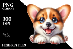 Crazy Pembroke Welsh Corgi Clipart Product Image 2