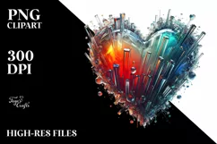 Heart Digital Painting PNG Product Image 2