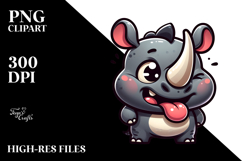 Sarcastic Rhino, High-Res PNG Product Image 2