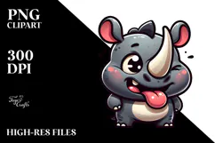 Sarcastic Rhino, High-Res PNG Product Image 2