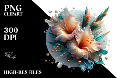 Abstract Gladiolus, Transparent PNG Product Image 2