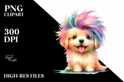 Expressive Baby Golden Retriever PNG Product Image 1