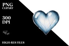 Simple Watercolor Heart PNG Product Image 2