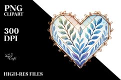 Heart Made of Watercolor PNG Product Image 2