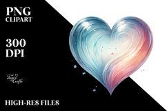 Heart Watercolour Art Product Image 2