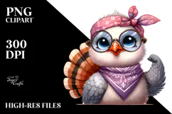 Funny Baby Turkey Dove PNG Product Image 2