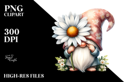 Cute Gnome with Big Hat, PNG Product Image 2