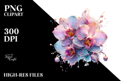 Detailed Vibrant Orchid PNG Product Image 2