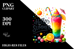 Colorful Frozen Drink with Correct Text Product Image 2