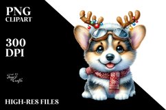 Watercolor Pembroke Welsh Corgi PNG Product Image 1