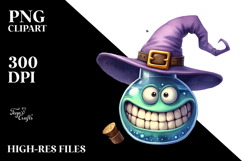 Funny Halloween Magic Potion Clipart Product Image 2