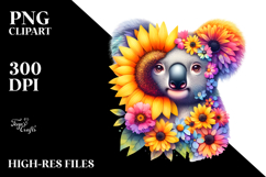 Vibrant Abstract Koala.png Product Image 2