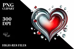 Heart Digital Painting PNG Product Image 2