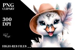 Swan Diva Look | Sublimation Clipart Product Image 3