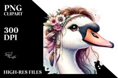 Swan Diva Look | Sublimation Clipart Product Image 1