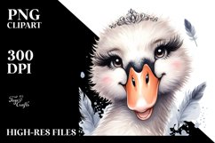 Swan Diva Look | Sublimation Clipart Product Image 1