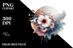 Vibrant Bird with Splashes, Watercolor PNG Product Image 2