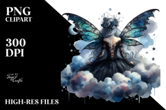 Creative Gothic Fairy PNG Product Image 2