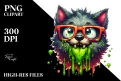 Smirking Werewolf with Sunglasses, PNG Product Image 2