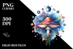 Magical Celestial Mushroom Tarot, SPLASH PNG Product Image 2