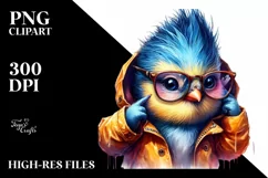 Playing Baby Bird, PNG Product Image 1