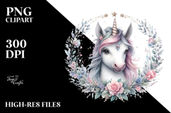 Detailed Baby Unicorn PNG Product Image 2