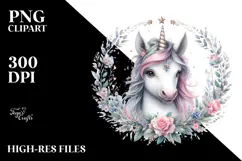 Detailed Baby Unicorn PNG Product Image 2