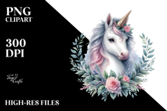 Detailed Baby Unicorn PNG Product Image 2