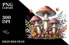 Mystical Celestial Mushroom PNG Product Image 2