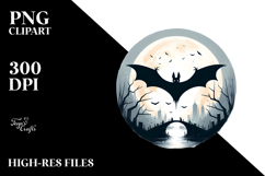 Simple Digital Painting of Bat Product Image 2