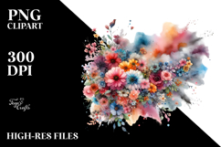 Flower Half of Spring Flowers PNG Product Image 2