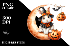 Spooky Halloween Bunny PNG Product Image 2