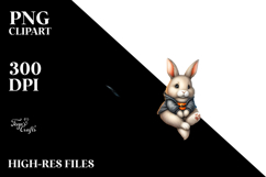 Spooky Halloween Bunny PNG Product Image 2