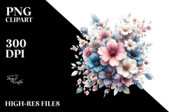 Flower Half of Flowers PNG Product Image 2