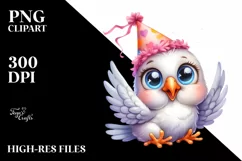 Proud Baby Dove Party Hat | Sublimation | Clipart Product Image 3