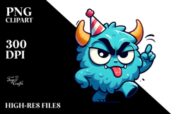 Sassy Monster with Birthday Hat Product Image 2