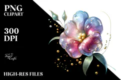 Abstract Sweet Pea, Transparent PNG Product Image 2