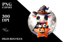 Cute Baby Cow Halloween Image Product Image 2