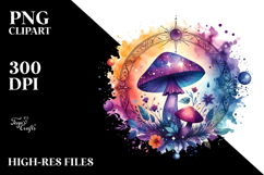 Magical Celestial Mushroom PNG Product Image 2