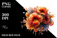 Glossy Nasturtium Made of PNG Product Image 2