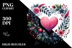 Watercollor Heart PNG Product Image 2