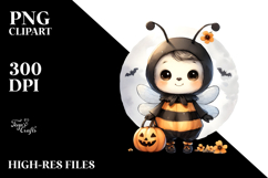 Cute Halloween Bee, High-Res PNG Product Image 2